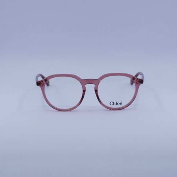 Chloe CH0012O 006 Eyeglasses Pink 50mm Square Frame main image 8